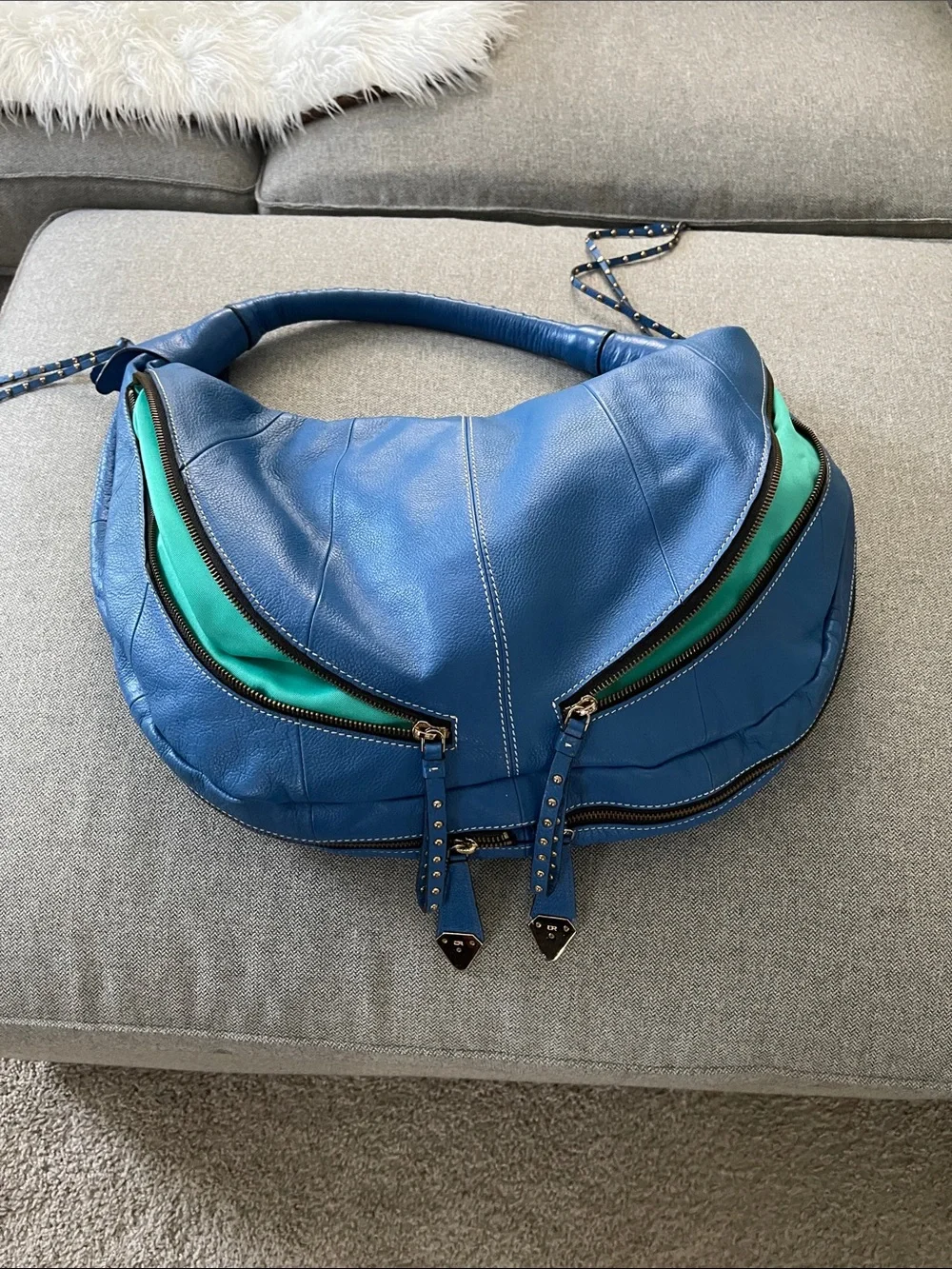 ORYANY Leather Hobo Bag